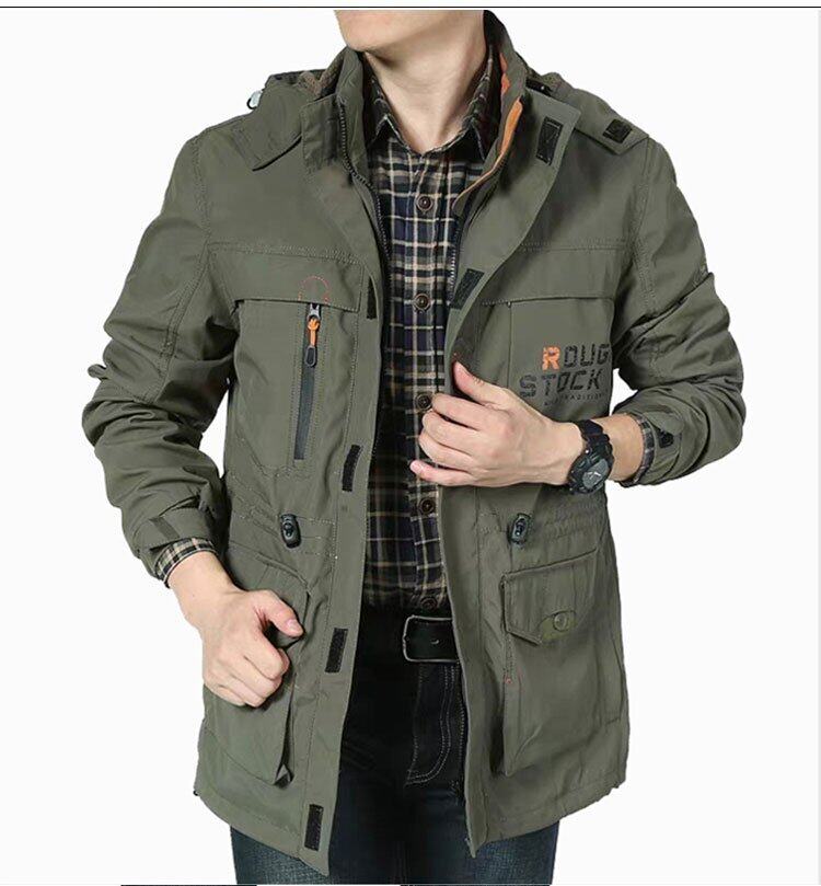 viviking Men’s outdoor hooded jacket. 