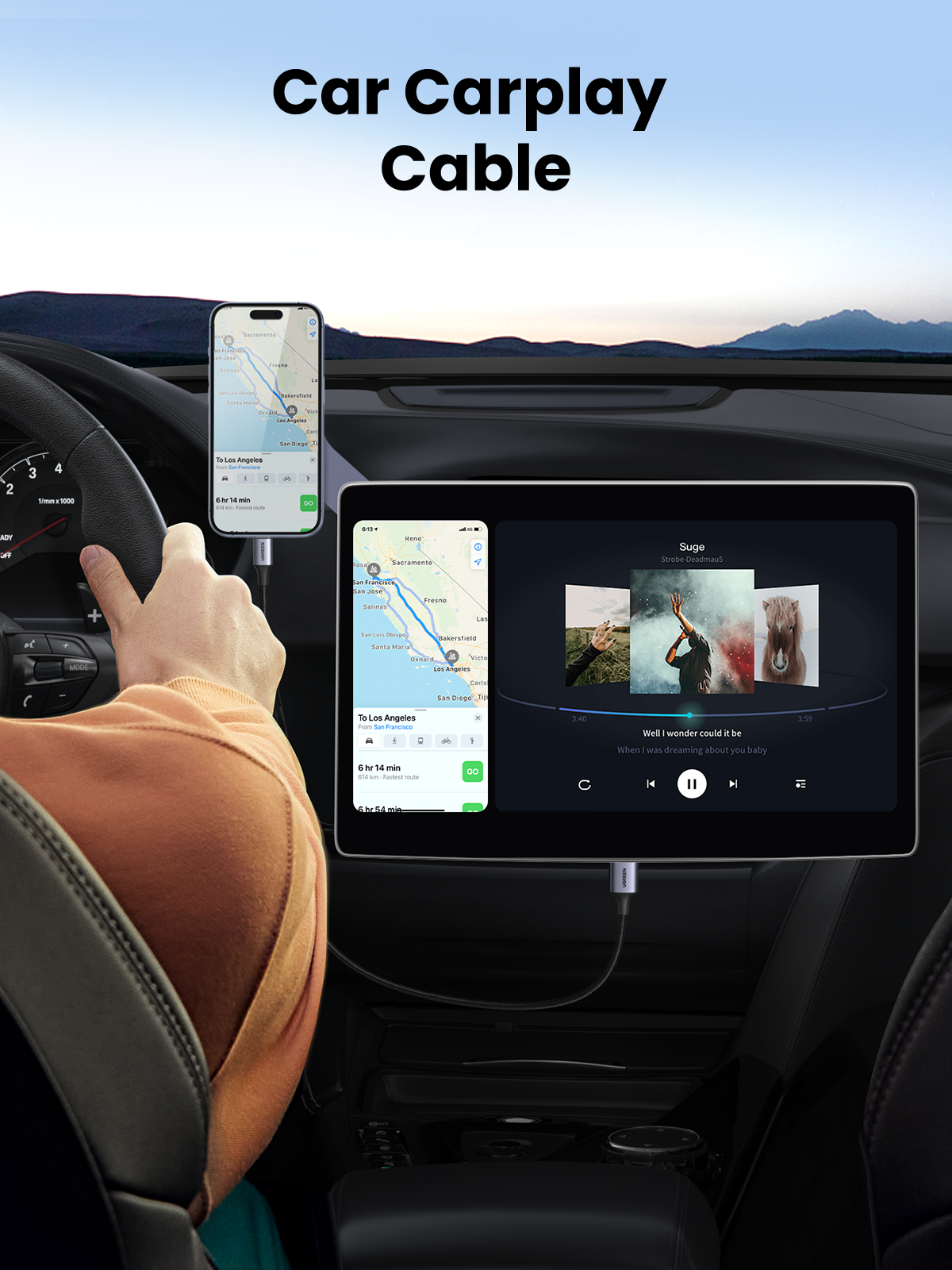 【3A】UGREEN USB A to USB C Cable Nylon Braid Type C Fast Charging Cable For iPhone 16 15 Max Pro Galaxy S25 S24 Ultra A Tecon Infinix  Note 30 Pro Itel P40+ Realme 8 Pro Galaxy AI Xiaomi 15 14 Pro Redmi K80 70 Pro. 