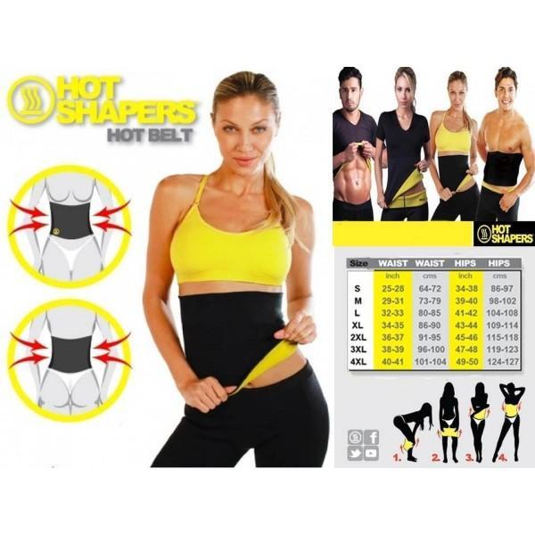 Hot Shapers Slimming Belt - Black. 