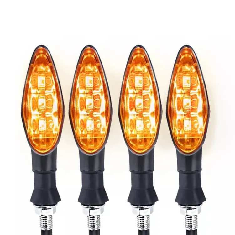 Universal Motorcycle Turn Signal Light LED Blinker Signal Lights 4pcs