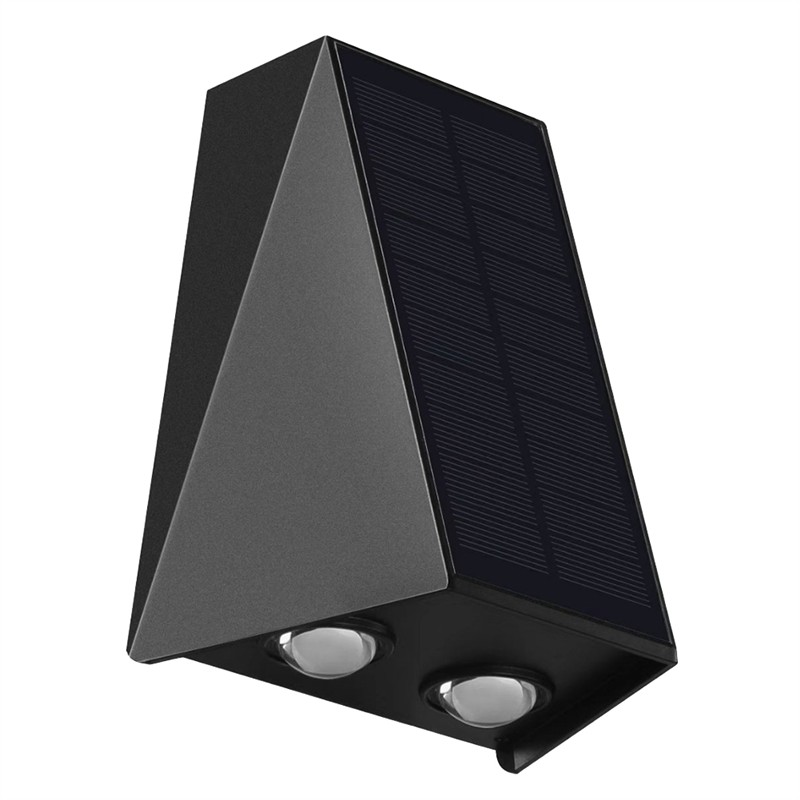 Outdoor Up-Down Lighting LED Lamp Solar Wall Washing Lights Garden Hotel Decoration For Courtyard Garden 3 Light