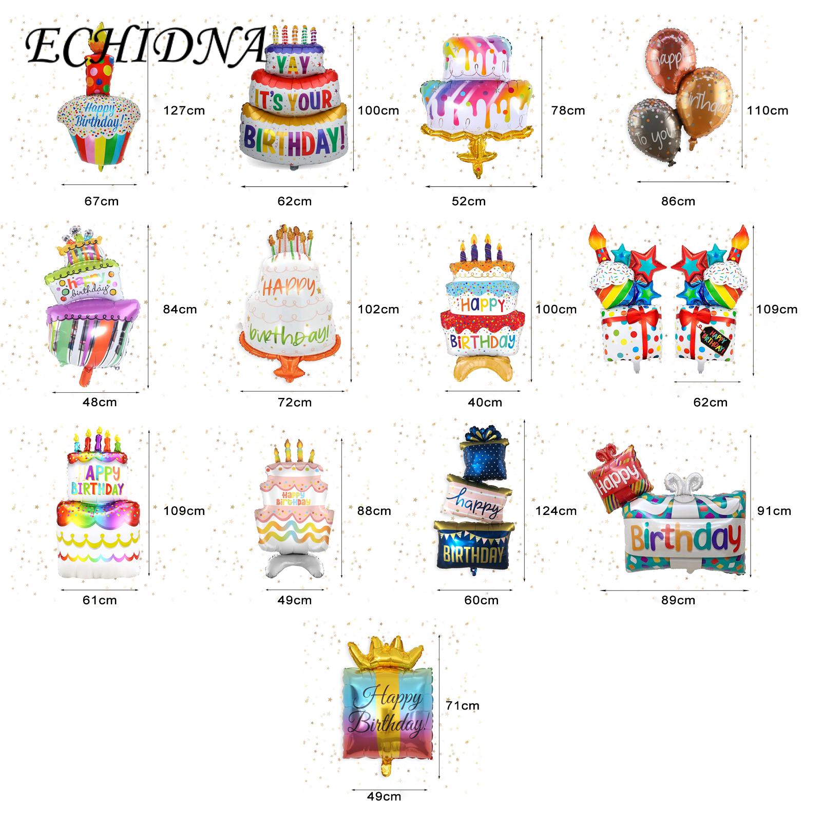 ECHIDNA Foil Candle Balloon Inflatable Toy Cartoon Candle Inflatable Foil Balloon. 