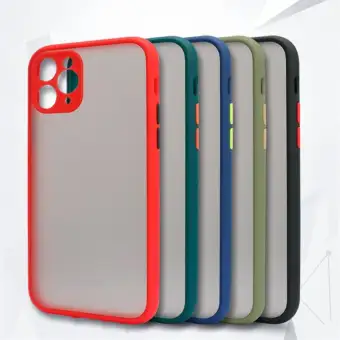 Apple Iphone 11 Pro Max New Gingle Matte Transparent Shockproof Phone Back Cover With Camera Protection Red Colour Buy Sell Online Best Prices In Srilanka Daraz Lk