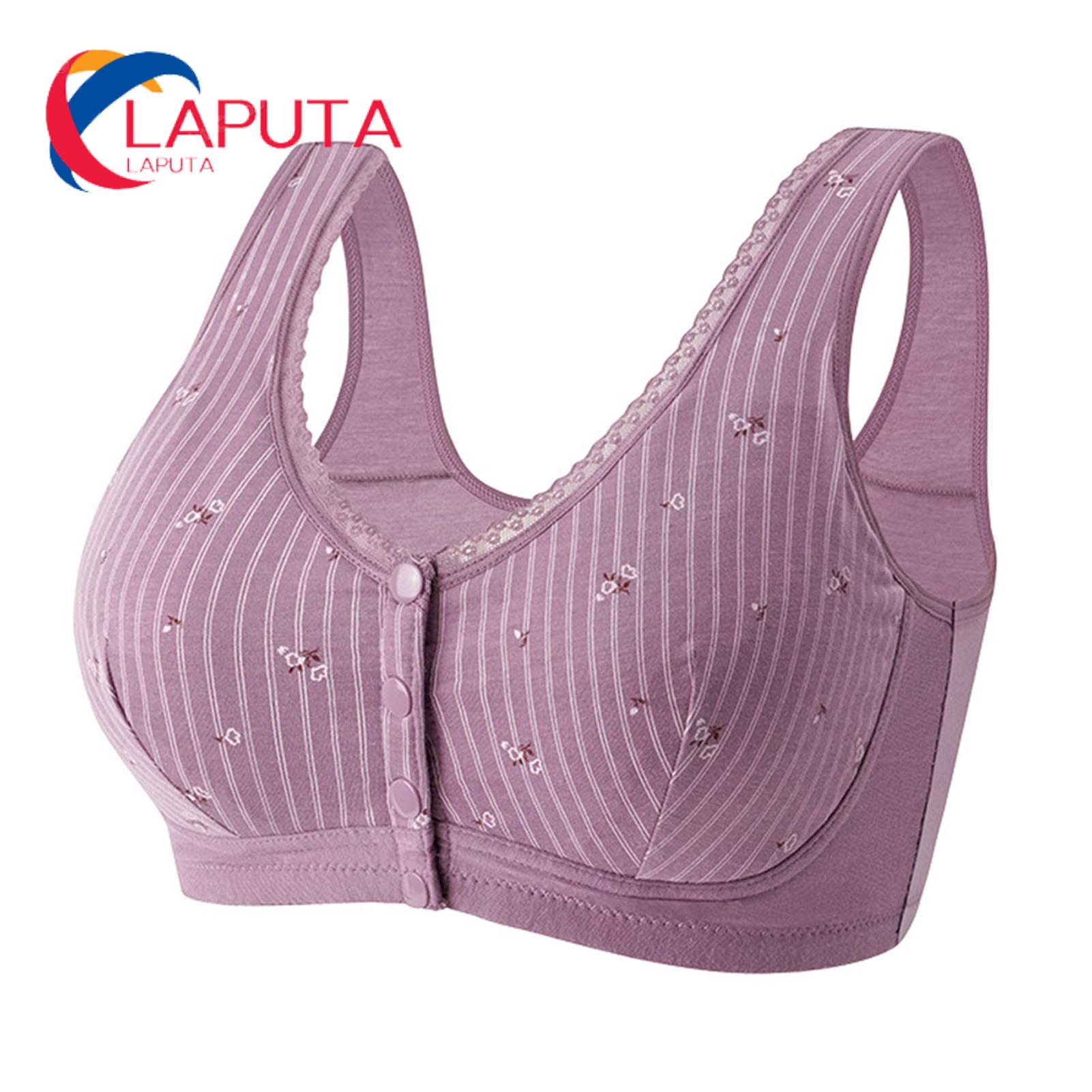 Front Closure Bra Comfortable Plus Size Lace Bra for Mid-aged Women Soft  Breathable Stylish with Front Button Closure Perfect for Southeast Asian  Buyers U-shaped Back Bra