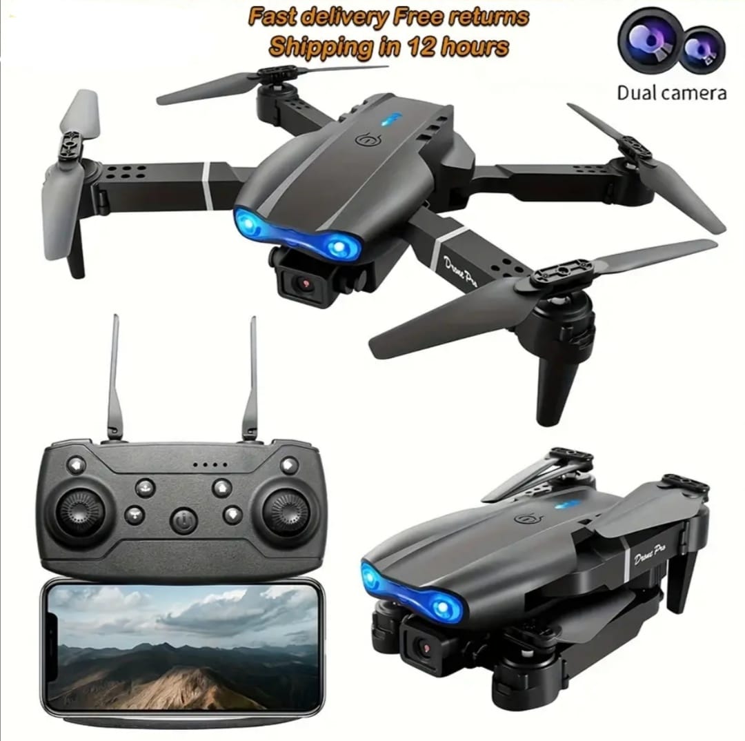 E99 Pro Drone Quadcopter Remote Control Handle Four Axis Aircraft HD 6K Photography UAV Altitude Fixation Helicopter Toys. 