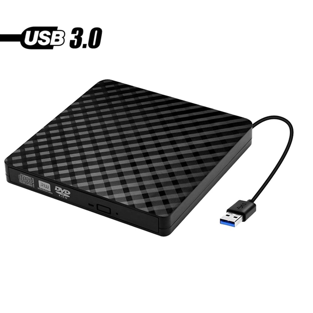 External CD DVD Drive, USB 3.0 and Type-C Portable CD DVD +/-Rw Drive Reader, DVD/CD ROM Burner Rewriter, DVD Drive. 
