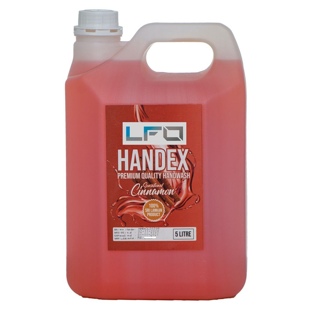 LFO Handex Hand Wash Liquid Antibacterial Moisturizing Soapy Flavors - Sensational Cinnamon. 