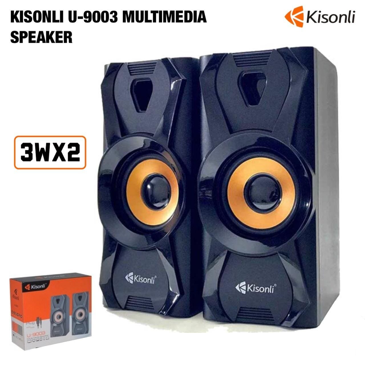 Kisonli U-9003 Heavy Bass High End Sound Multimedia 3WX2 Surround ...