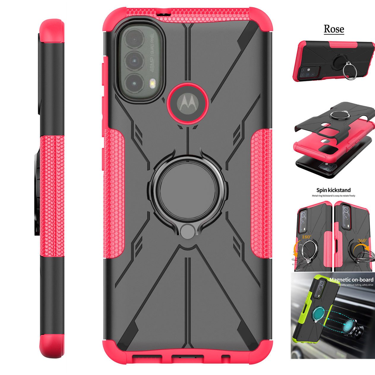 Soft Armor Cover Per Motorola Moto E30 / E40 – Custodia Sottile In TPU 1,5mm, Angoli Rinforzati, Protezione Fotocamera, Trasparente
