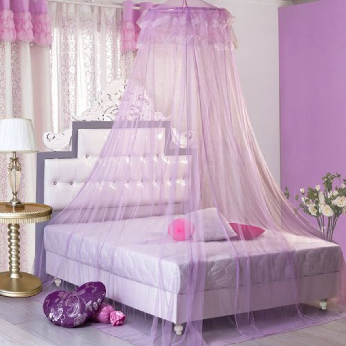 purple princess bed