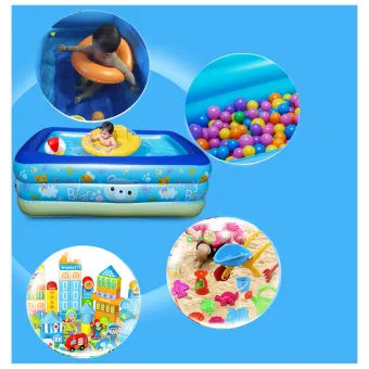 Swimming Pool Day Day Happy Inflatable Swimming Hot Tubs Bathtub for Kids Adults