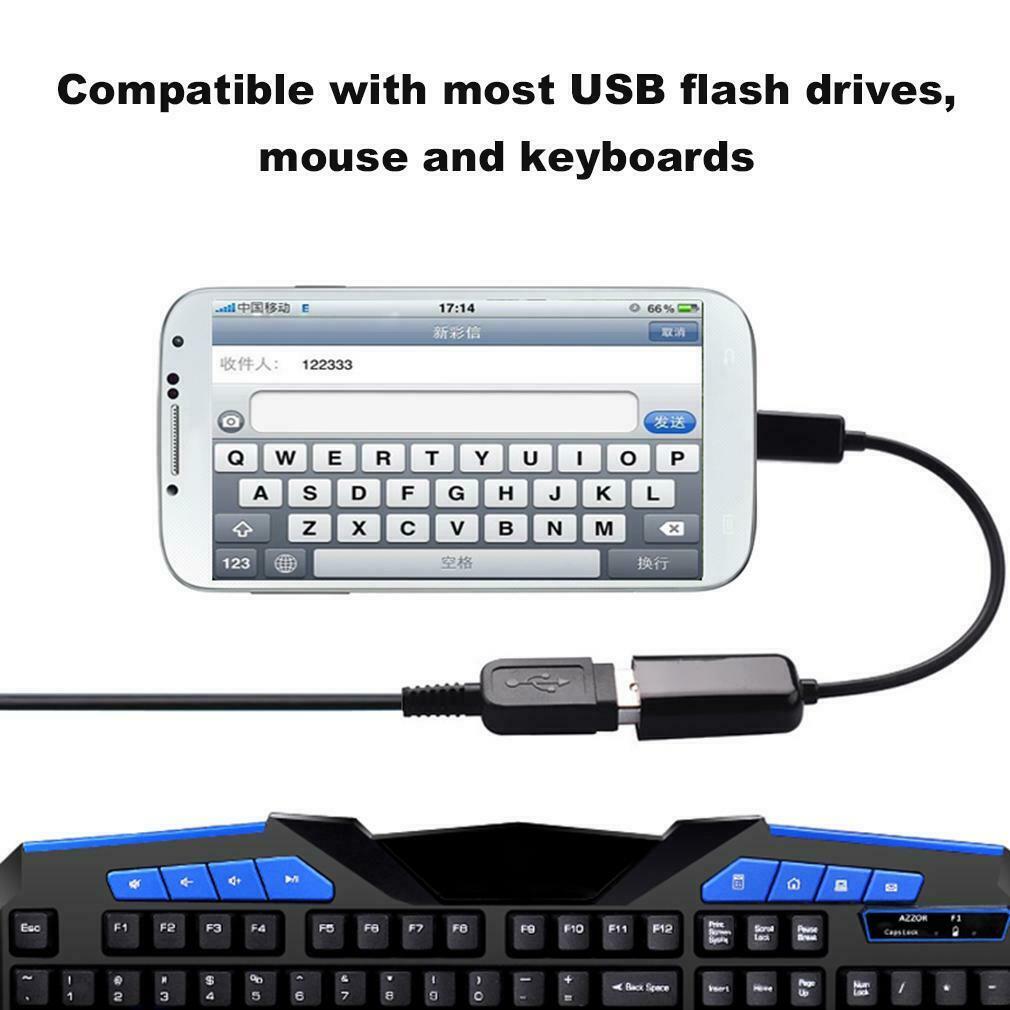 USB 2.0 Type C OTG Data Cable Adapter Converter For Samsung Huawei Xiaomi Redmi Mi. 