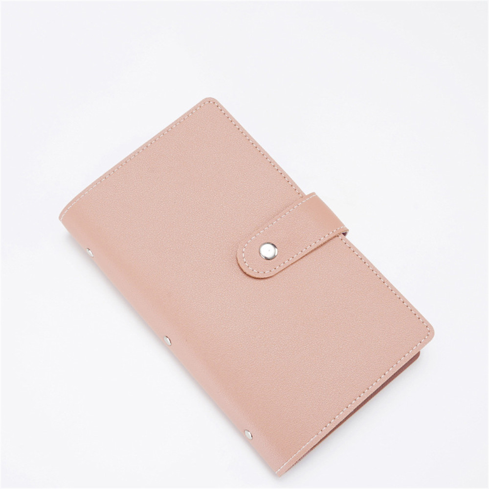 Portable PU Leather Cards ID Credit Card Holder Book Case Organizer