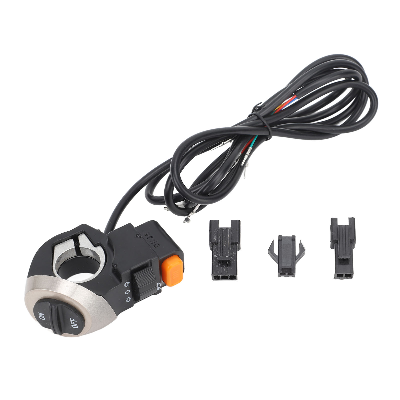 Scooter Control Switches Assembly Easy Installation Electric Scooter Power Switch Assembly with Connector for Electric. 