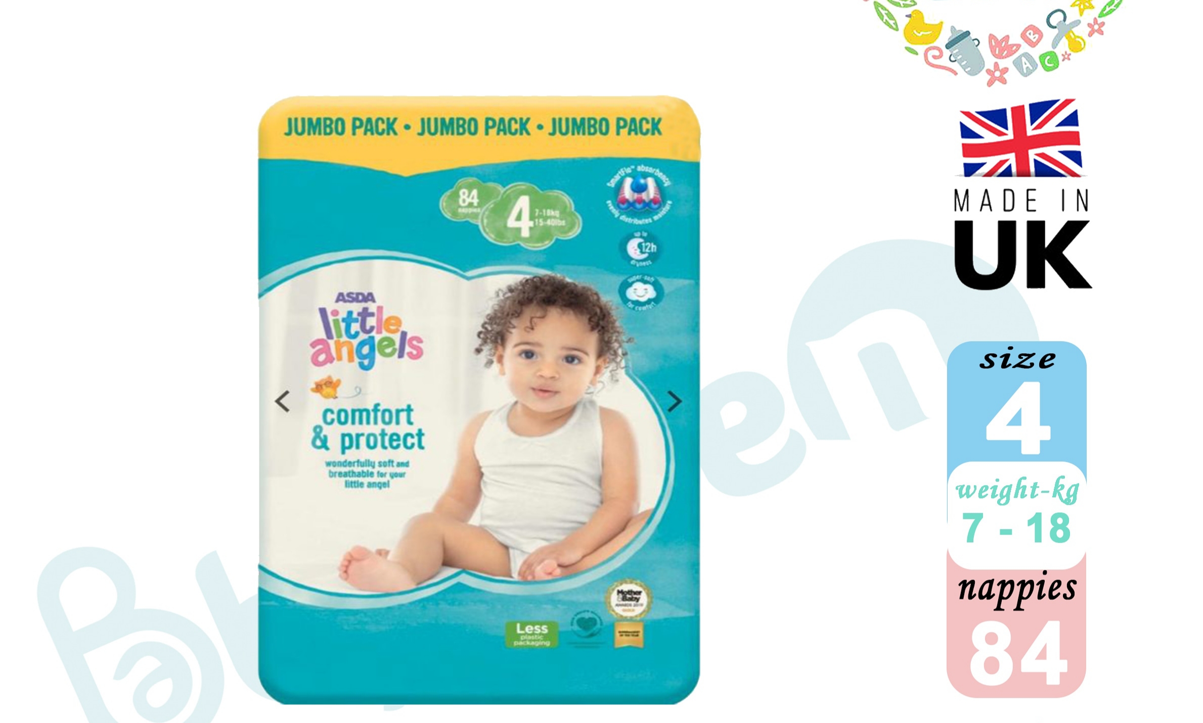 asda pull ups size 7