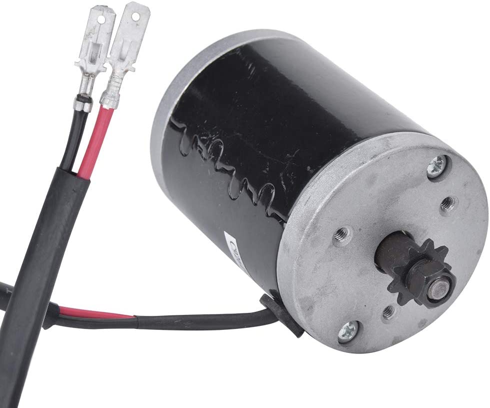 MY6812 Blade Sprocket Motor Electric Scooter 24V 100W High Speed Motor Electric Bike Motor with Sprocket Teeth, High Speed Small Brush Motor E Bike Accessories. 