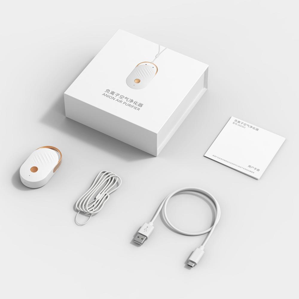 【BestGO】Personal Wearable Air Purifier Necklace Mini Hanging Neck Type Negative Ion Air Purifier Portable Necklace Portable Purifier Low Noise Car fresh air PK Aolon ninja ion cherry ion airtamer. 