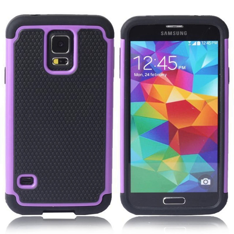 [Sandmdm]Football Grain Plastic Armor Case For Samsung Galaxy S5 Neo S3 S4 mini S6 S7 edge S8 Plus Shockproof Cover. 