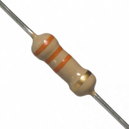 50 Pcs / 20 Pcs Resistors - 33k ohm Carbon Film Resistor 1/4 W Resistance 0.25 Watt 4 Color Band High Quality For DIY. 