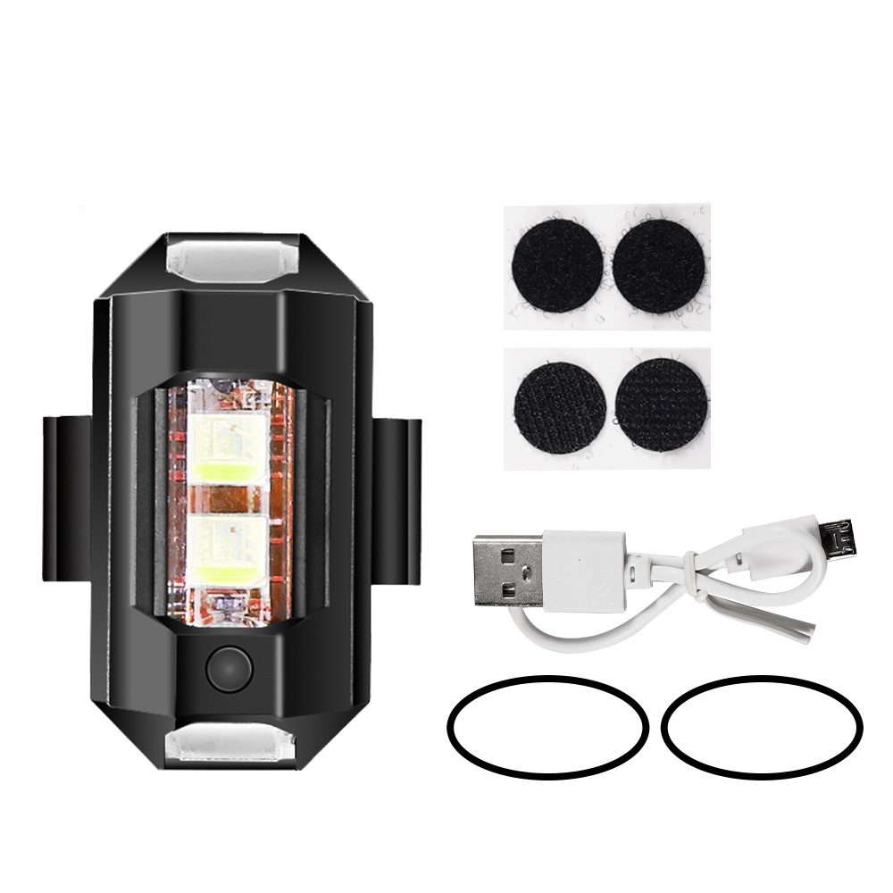 LED flash drone aircraft light usb rechargeable model airplane fixed wing / Motorcycle Light