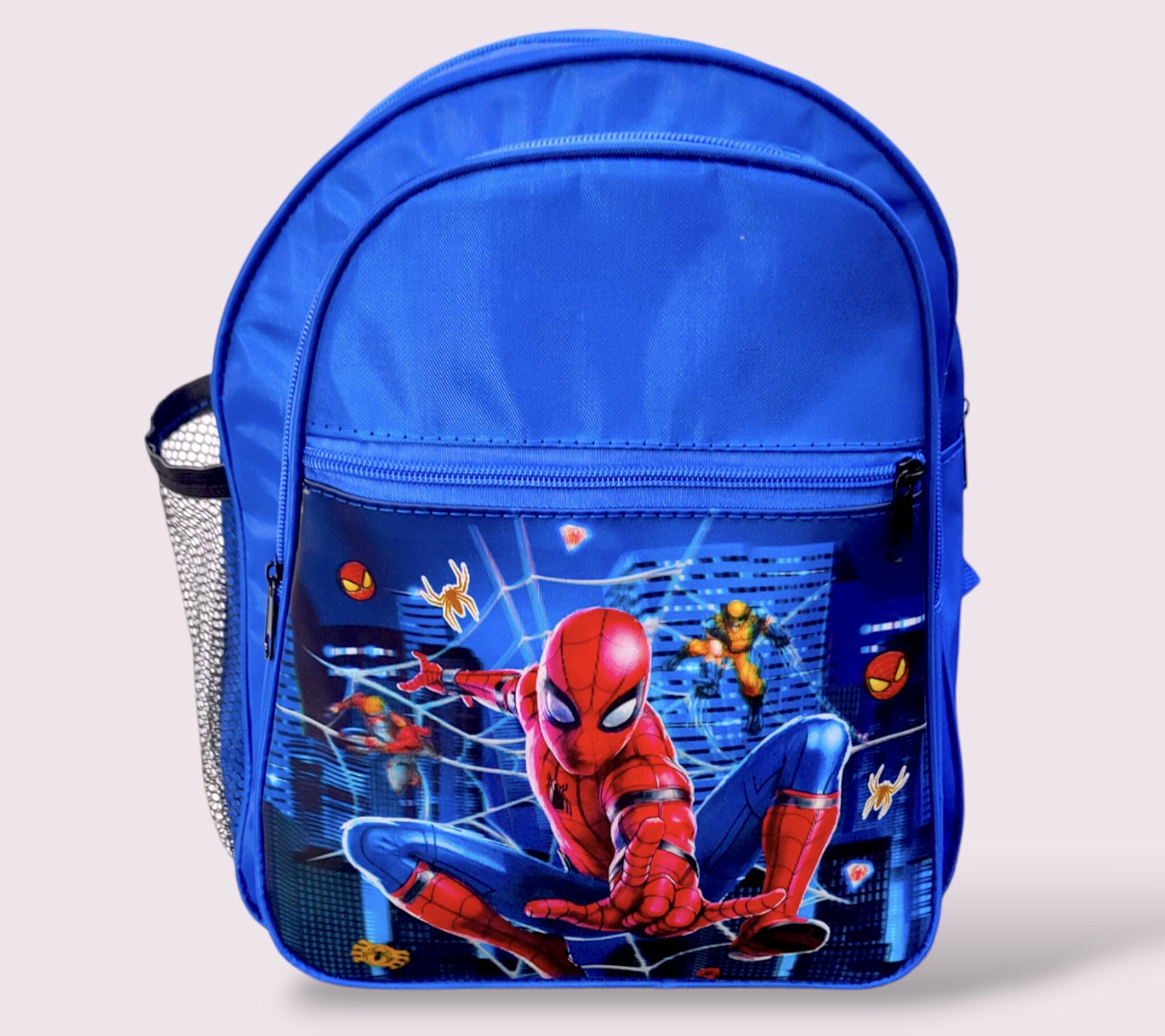 Spider Man Kids School Bag/ Kids Backpack/ Kids Bag/ Blue Bag/ Boys School Bag/ Pre-school, Grade 1&2. 
