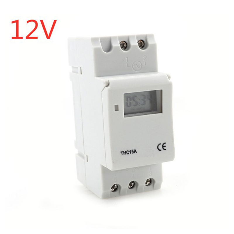 THC15A Electronic Digital Timer Switch Relay Control 220V 12V 24V 110V