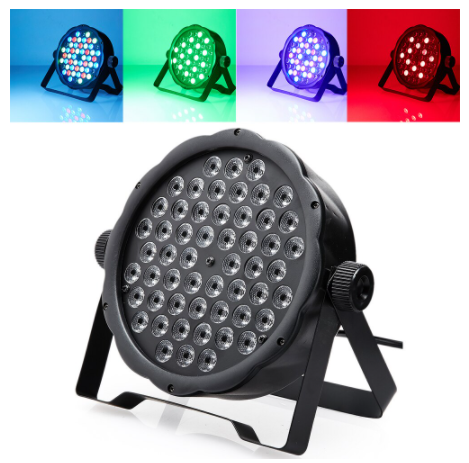 LED Par Can - Par Light Mini 54 LED. 