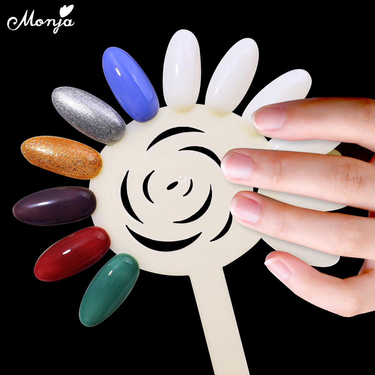 Grip and Tip Nail Polish Holder, Fingernail Polishing Tool, Manicure