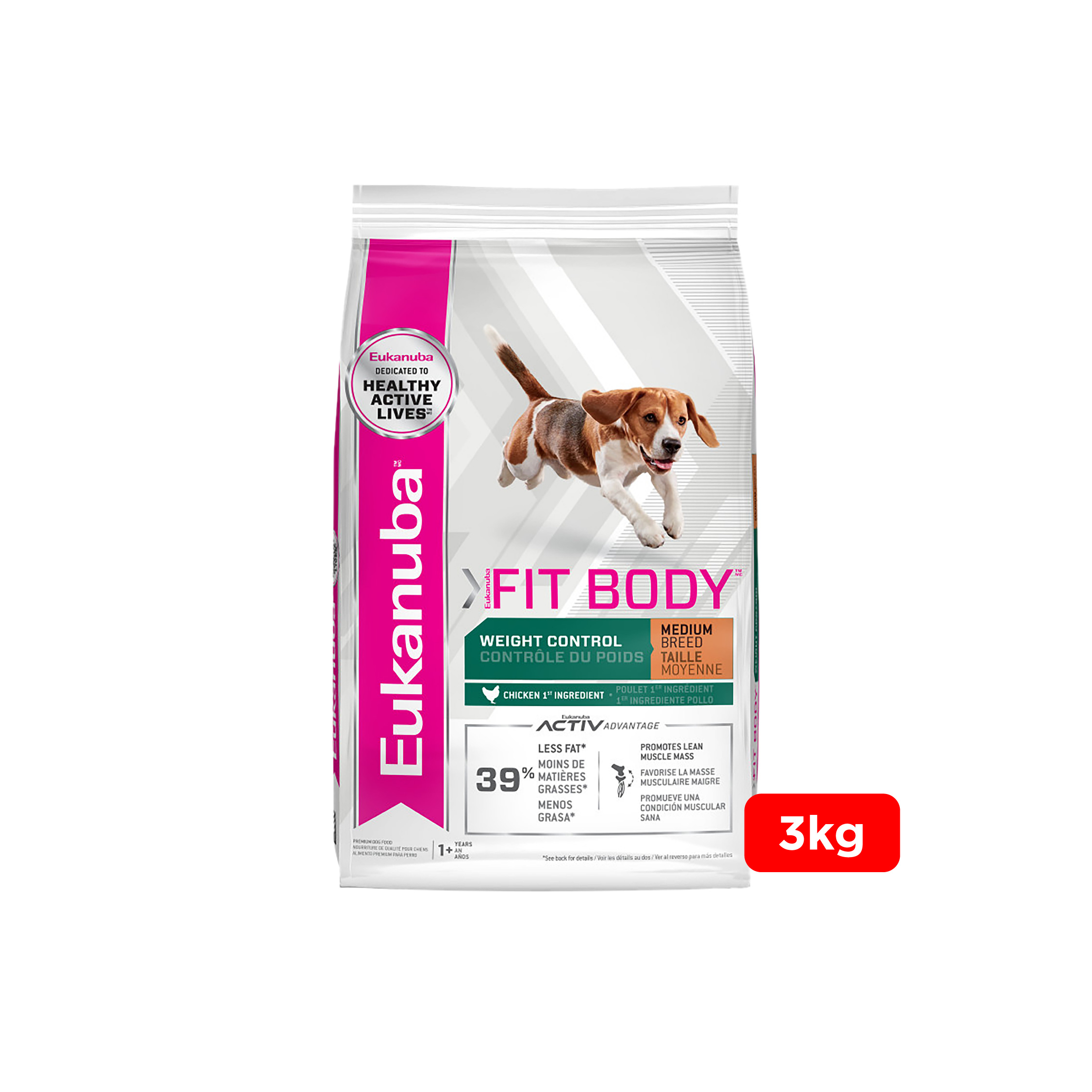 Eukanuba store low fat