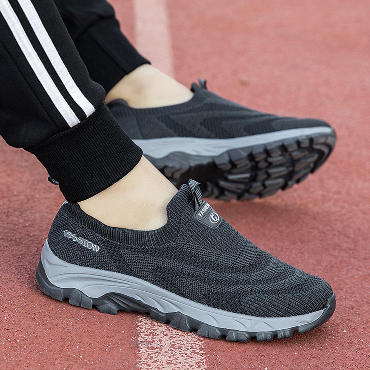 Zulijian Shoes for the Old Slip-on Walking Shoes Shoes for the Old Official Men's Autumn Old Beijing Cloth Shoes