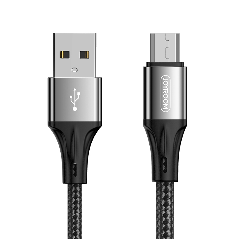 Samsung, Iphone, LG, OPPO, HTC දුරකථන සඳහා Joyroom S123 N6 USB Type C මයික්‍රෝ USB අකුණු 3A වේගවත් ආරෝපණ දත්ත කේබල් 1.2M. 