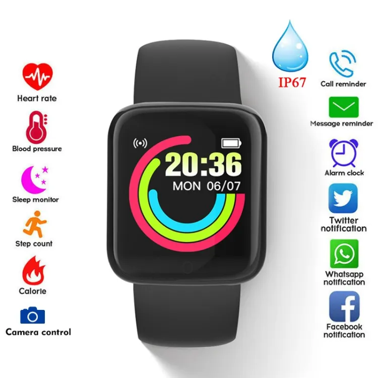 Smart bracelet d20 app hot sale