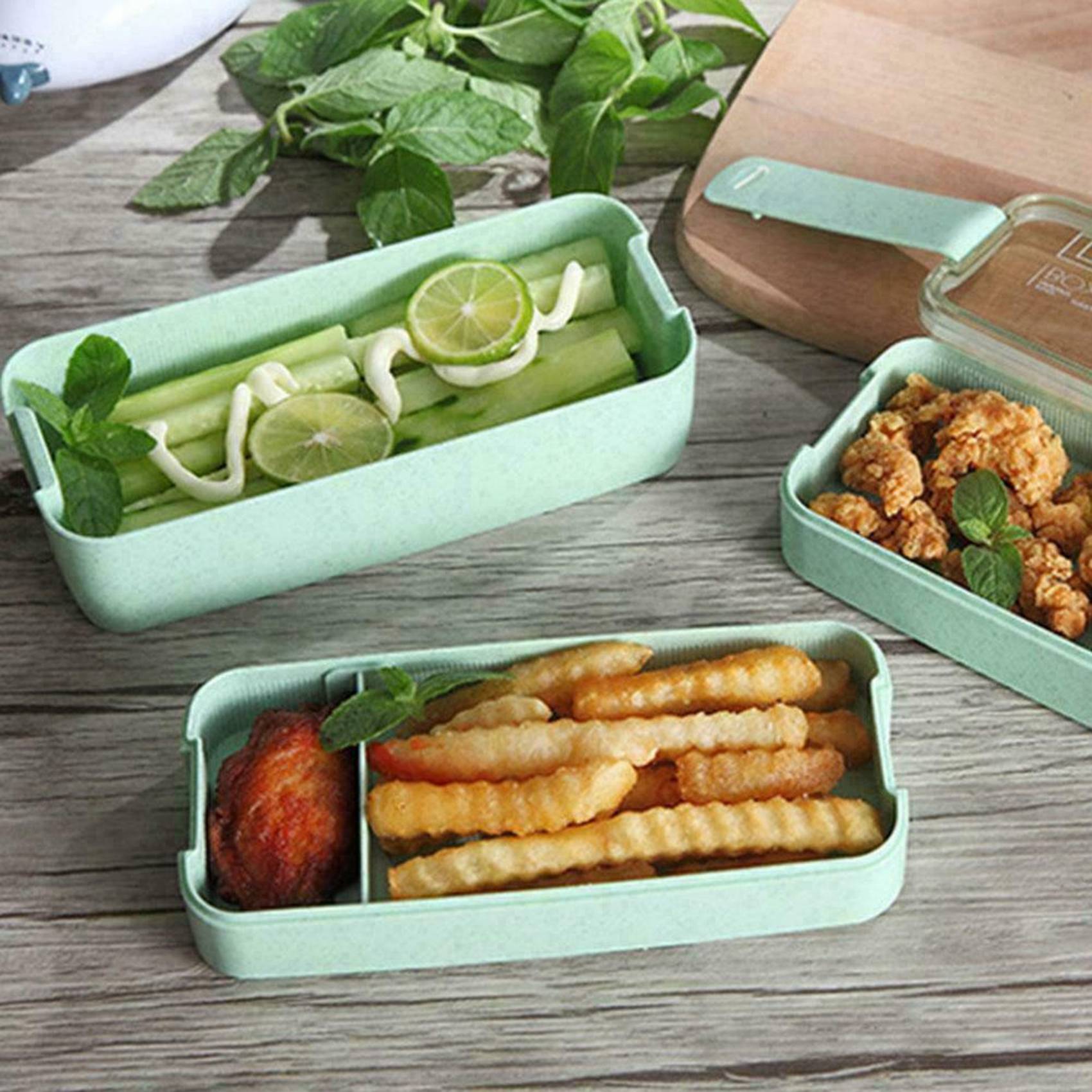 Portable Lunch Box Student Office Worker Hermetic Bento Box Microwave