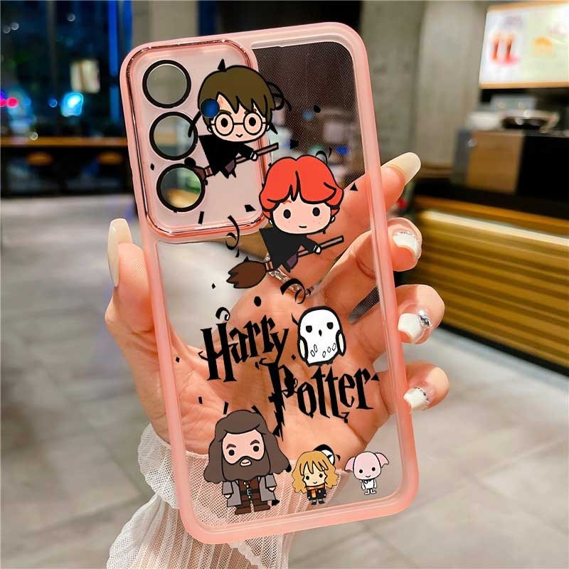 Samsung Galaxy A55 A35 A25 A15 5G A05 A05s Harry Potter Casing Clear Candy Silicon Case Camera Protector Soft Case Cover. 