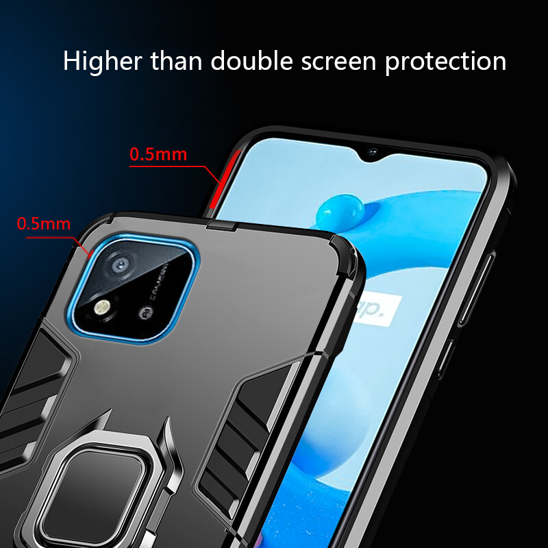 Cover compatibile con Realme C11 (2021), Custodia con supporto di stand