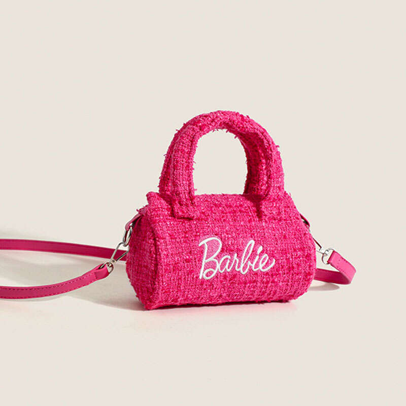 New LS Womens Small Fragrance Premium Feeling Cylindrical Handbags Pillow Shape Fashion Single Shoulder Bag Casual Cross Wear Bags. 