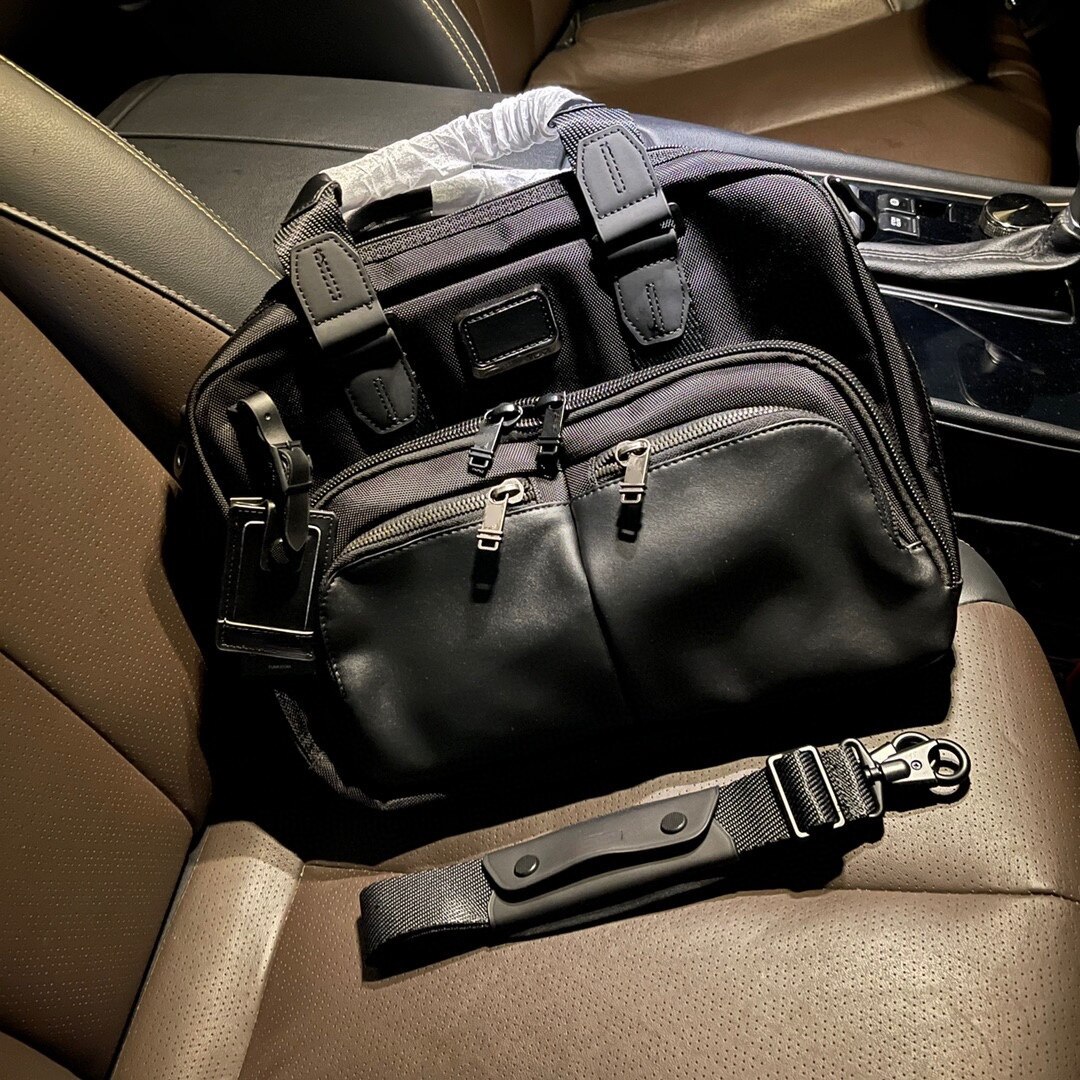 2326410D Men's Ballistic Nylon Briefcase Portable Shoulder Bag Business