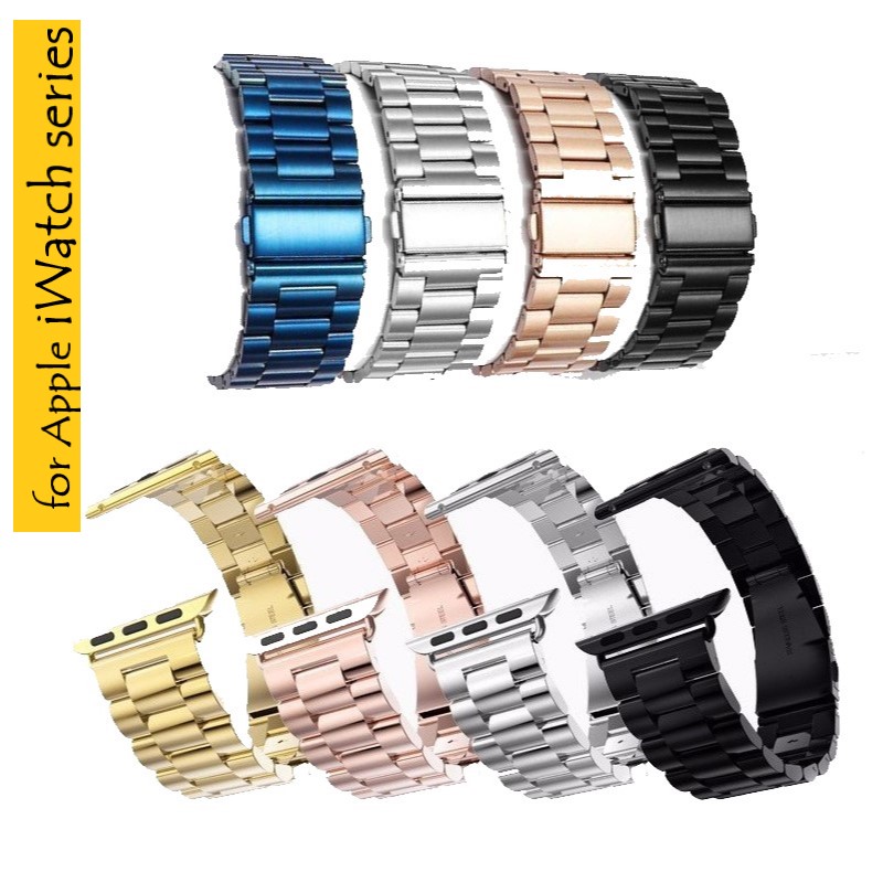 Band for Apple Watch Stainless Steel 38mm 40mm 41mm & 42mm 44mm 45mm 49mm Strap for Apple iWatch Series Ultra 8/7/6/5/4/3/2/1. 