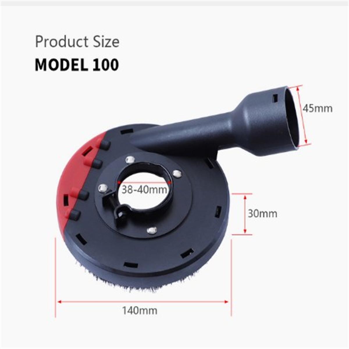 140mm Angle Grinder Dust Shroud Universal Surface Grinding Shroud Cover For Concrete Stone Dust Collection Grinding color