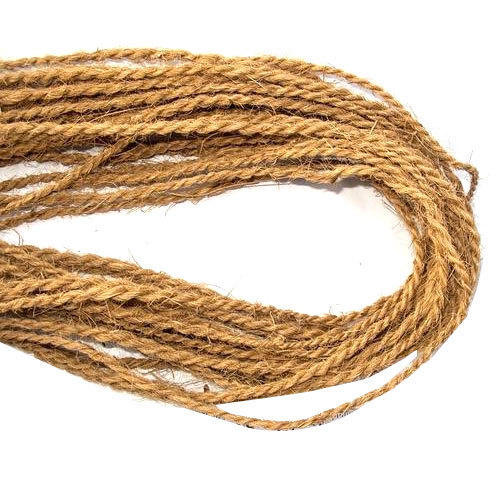 Kohu Lanu / Coconut Coir Fiber Coco Natural Twisted Ropes - ශක්තිමත් කොහු ලණු