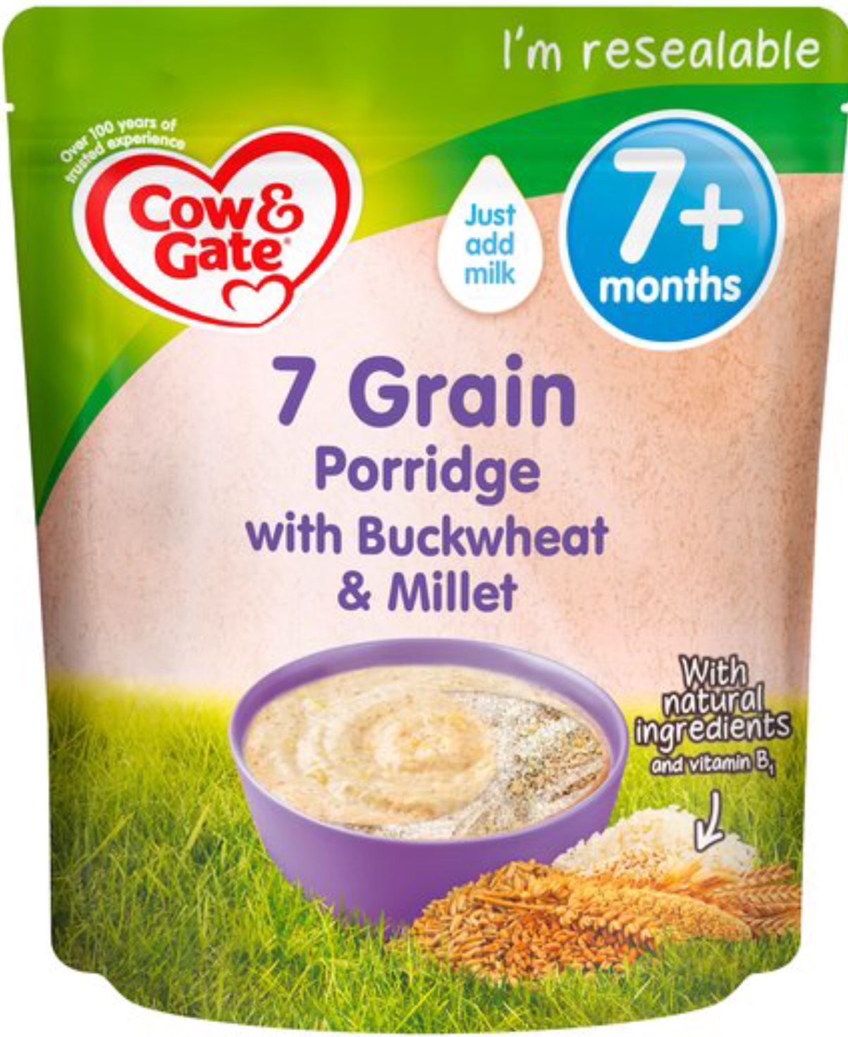 cow and gate porridge 7 months