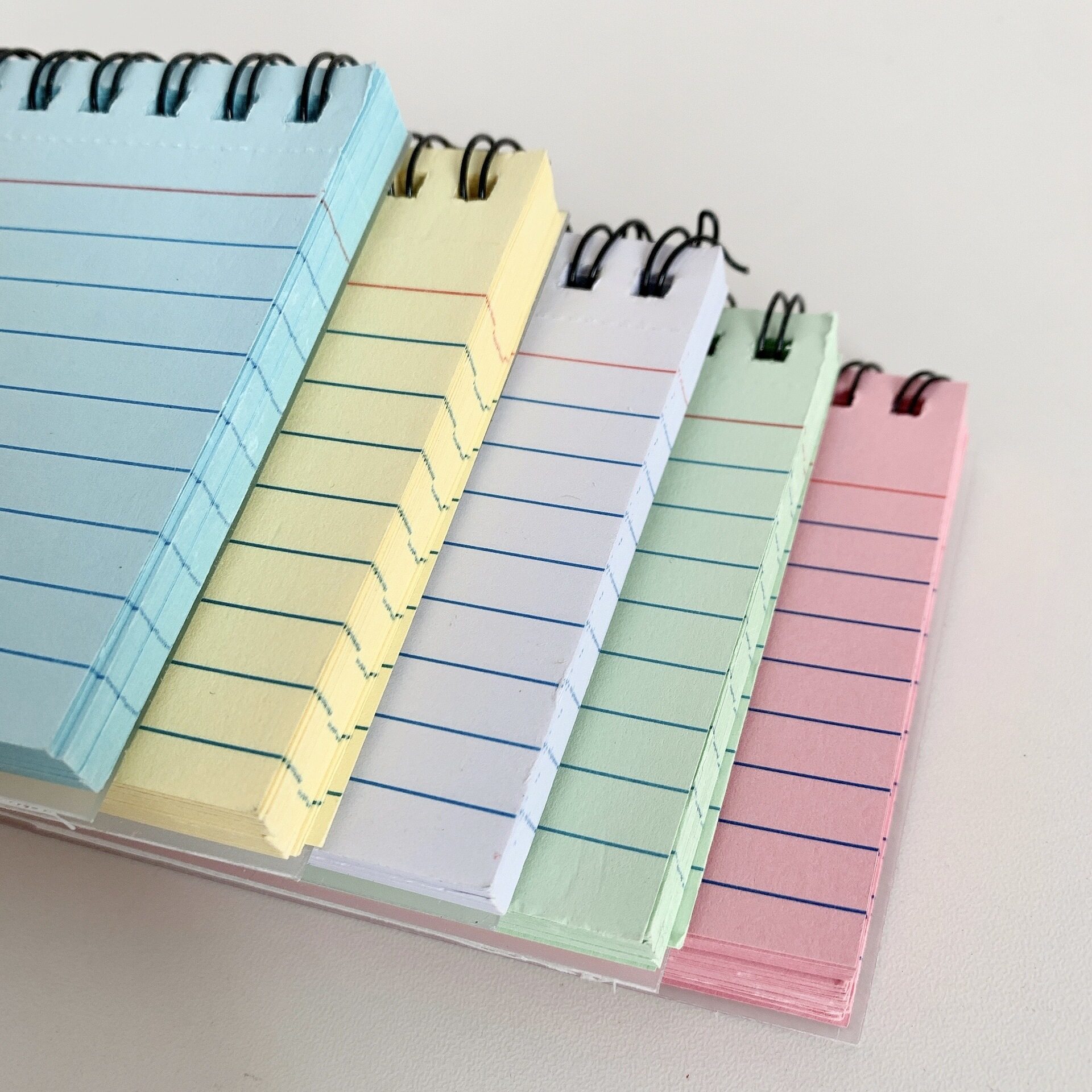 【ZOSR】To Do List Small Group Classroom Supplies Index Cards With Ring Note Cards Colored Index Cards 3x5 Index Cards. 