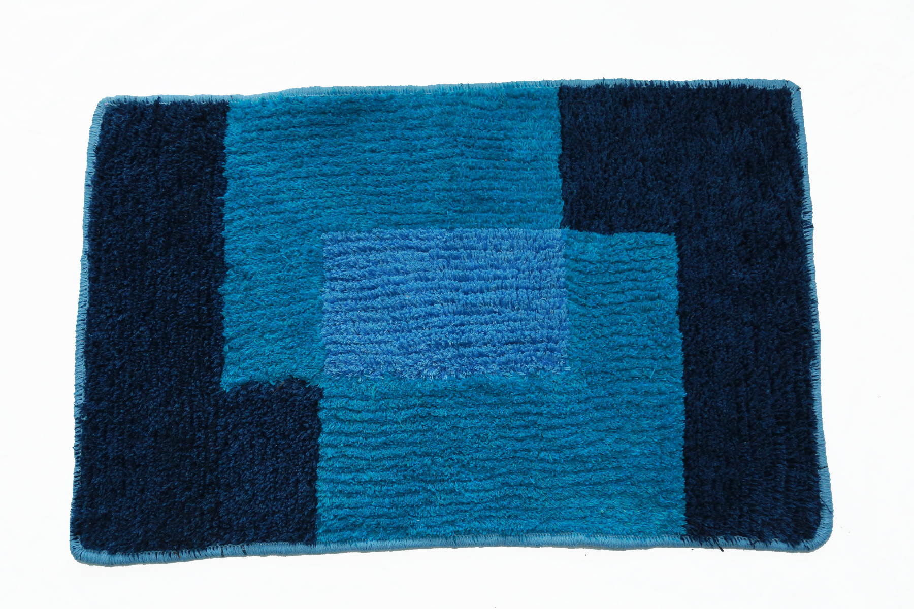 Handmade Cut & Loop pile Blue Shade Designer Carpet/Rugs | Daraz.lk