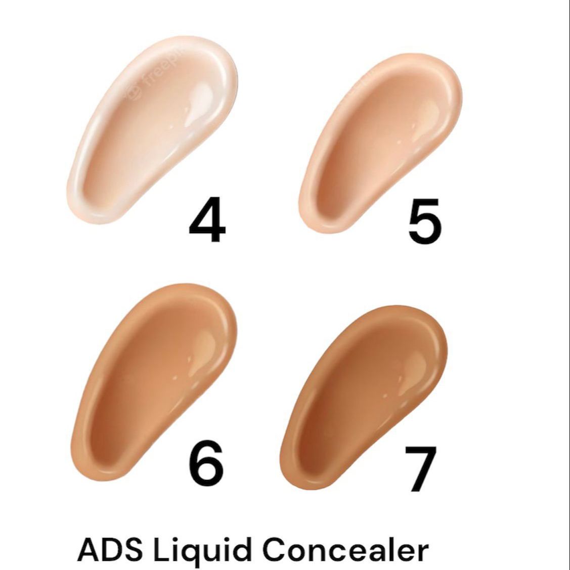ADS HD Full Coverage Waterproof Concealer for Women. 