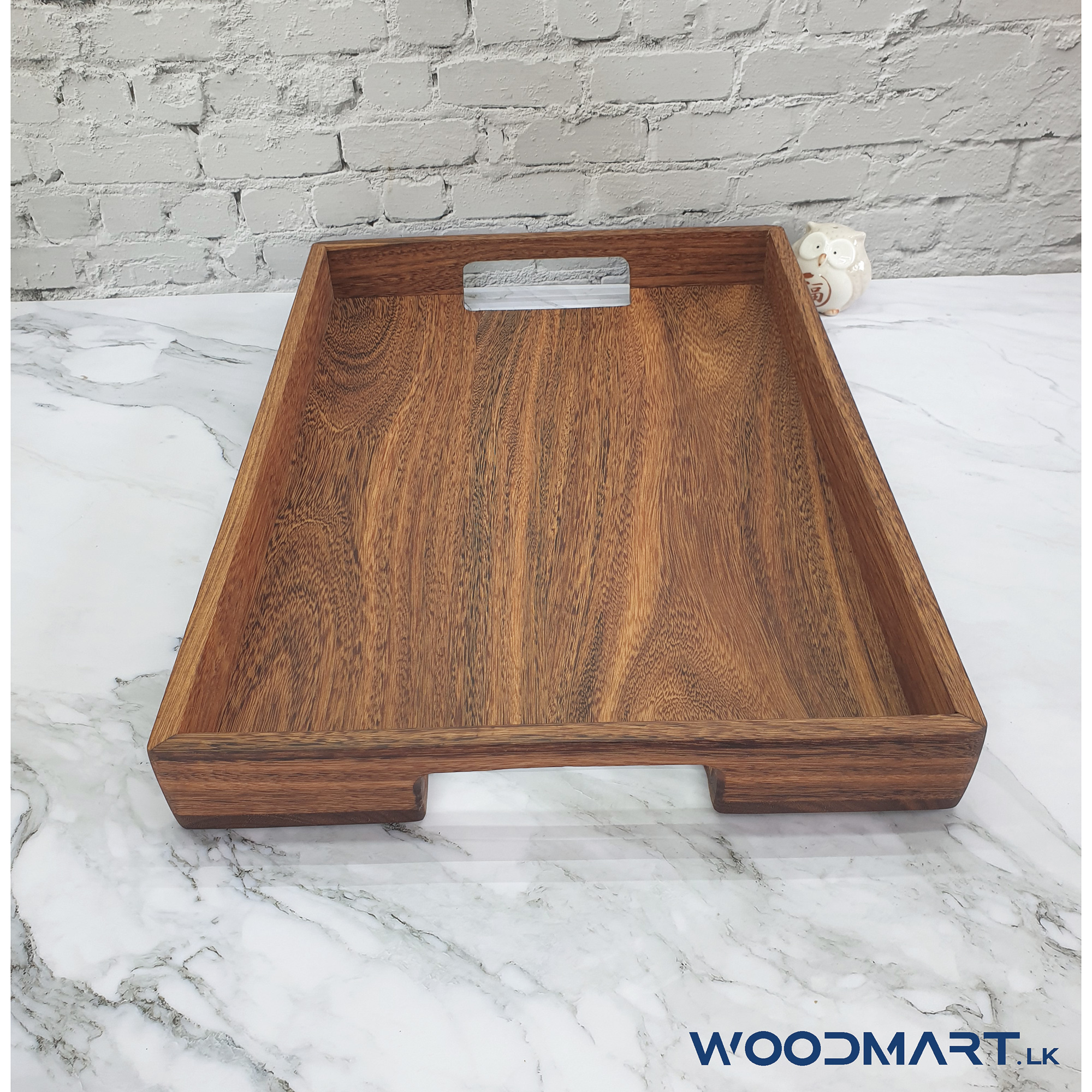 Serving Tray Nadun - Wooden Tray with Handles / Dinner Trays, Tea Tray, Bar Tray, Breakfast Tray. 
