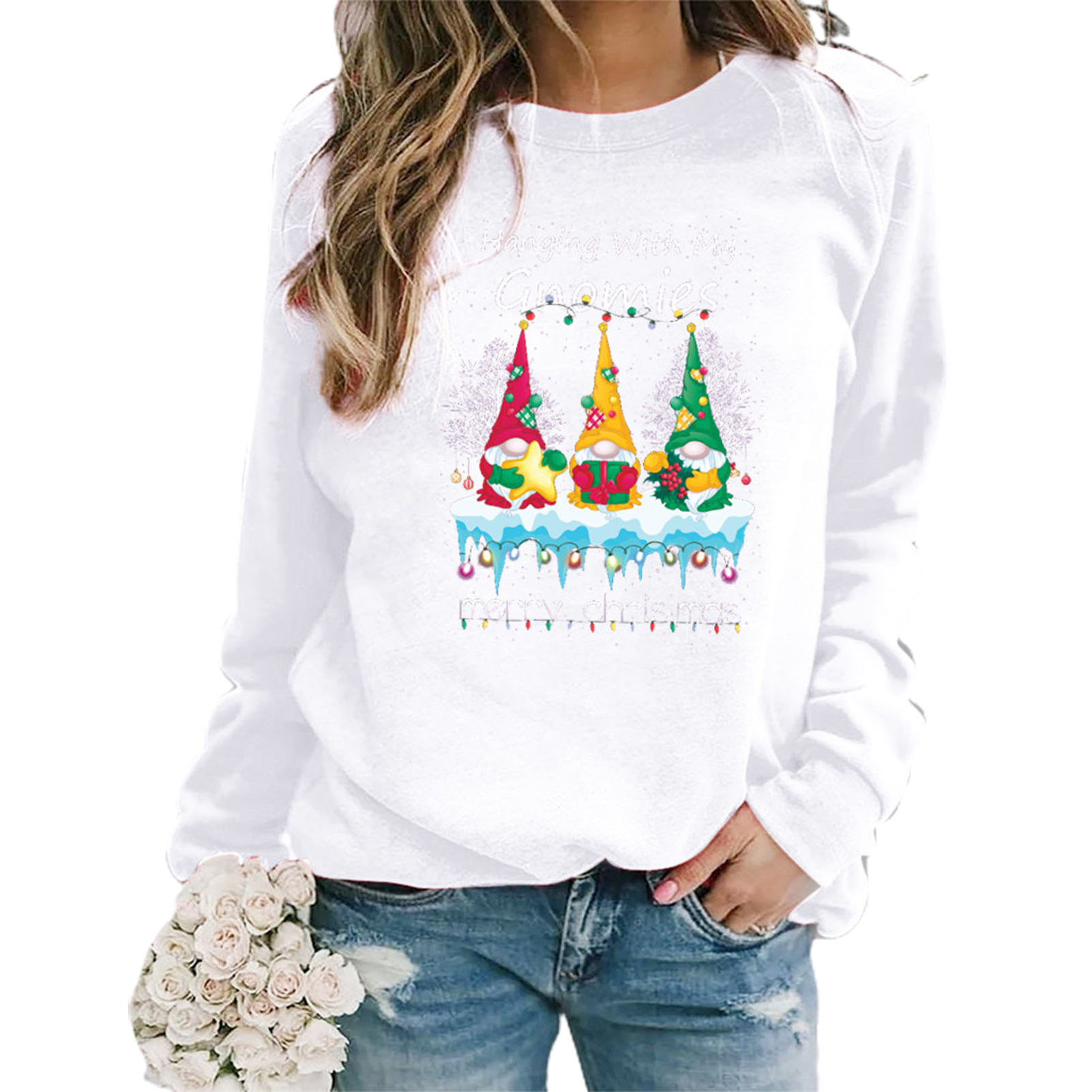 christmas womens sweatshirts