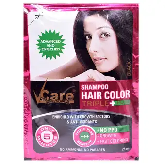 Vcare Shampoo Hair Color 25ml Buy Sell Online Best Prices In