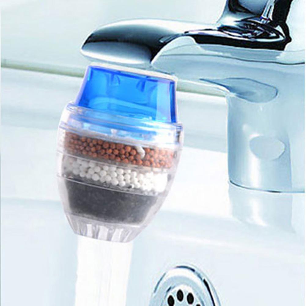 【WEJA】5 Layers Activated Carbon Water Purifier Kitchen Tap Filter Bathroom Faucet Filter Purification Tool for Home Use. 