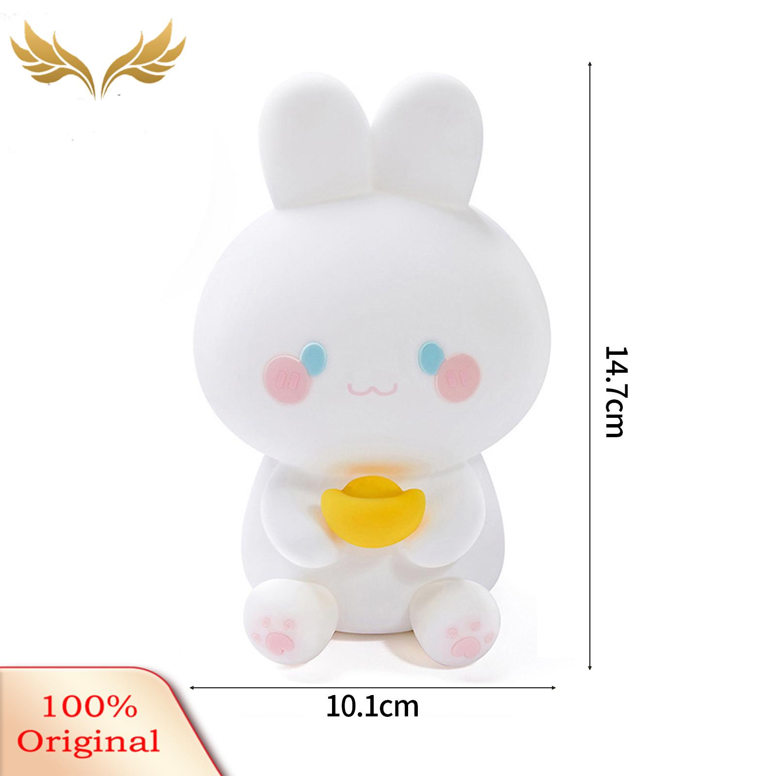 SuperRide Rabbit Desk Lamp Soft Lighting USB Charging Bunny LED Night Light Decor. 