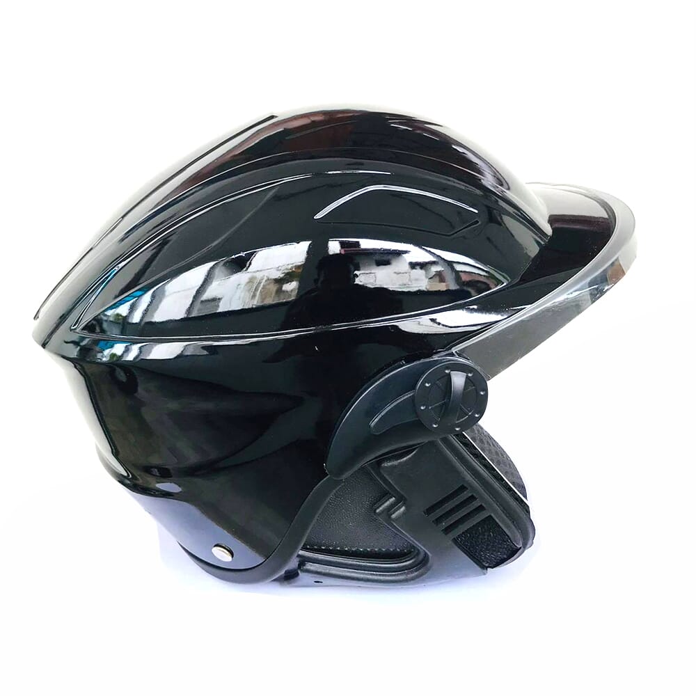 New Look Top Selling Black Shine Half Helmet for Men & Women